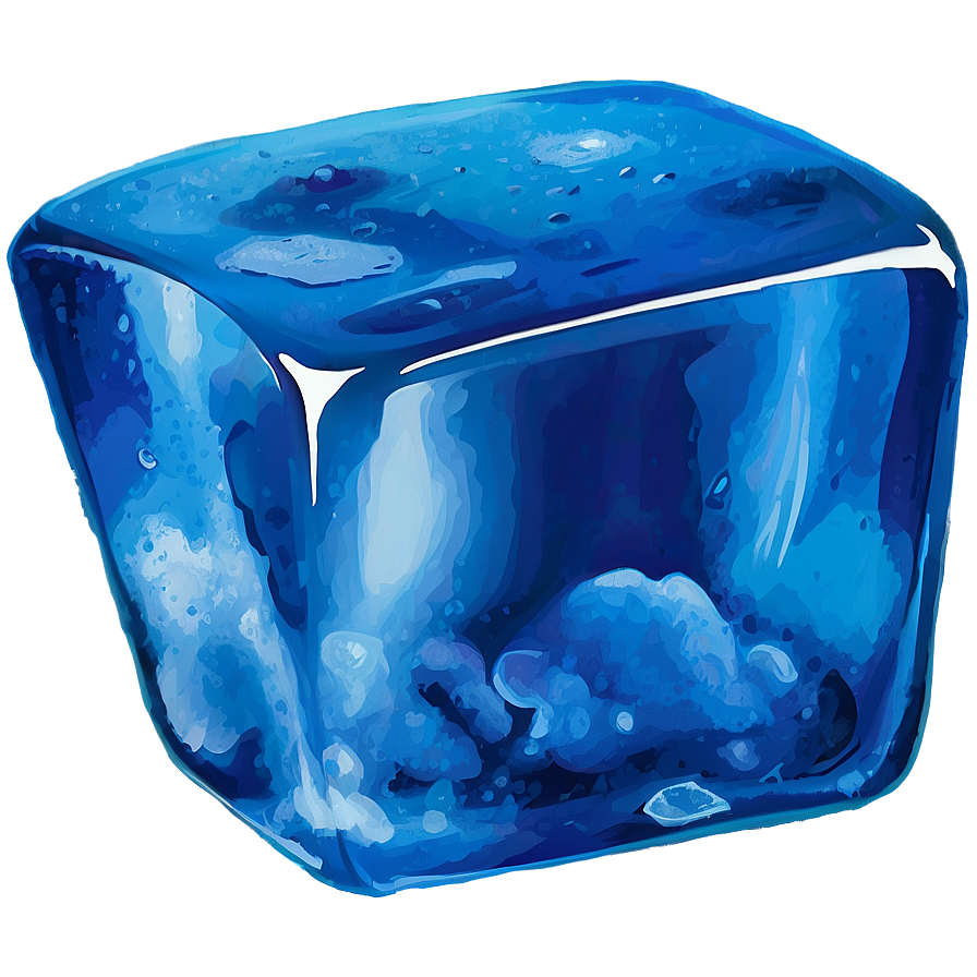 Blue Ice Cube Png Ppu PNG