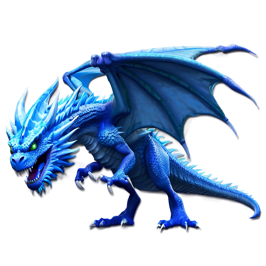 Download Blue Ice Dragon Png 89 | Wallpapers.com