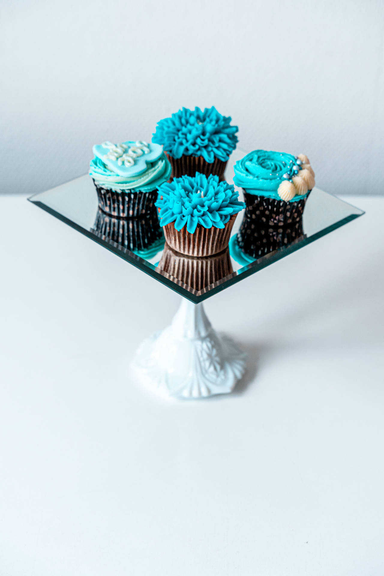 Blue Icing Cupcake Wallpaper