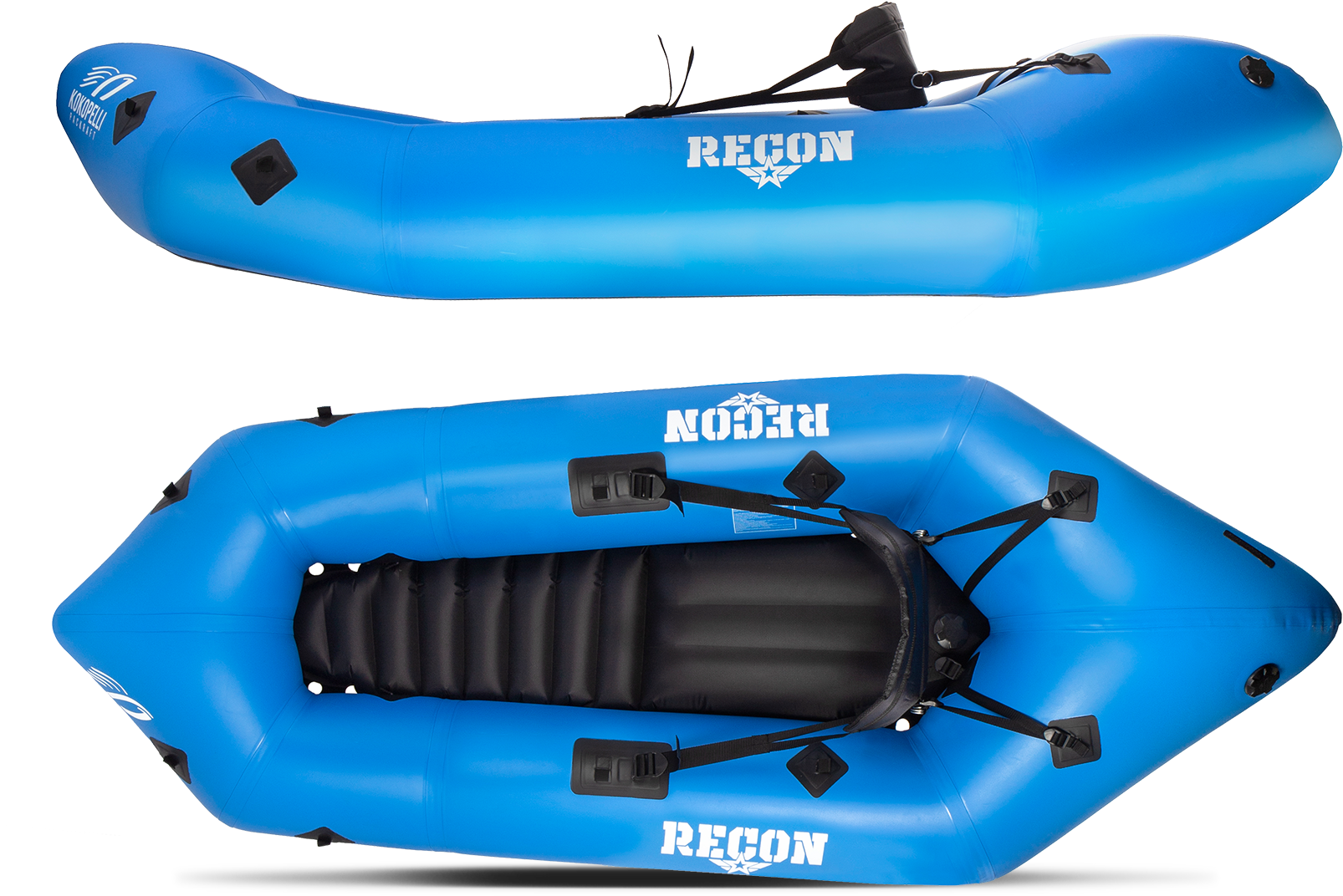 Blue Inflatable Raft Recon Model PNG