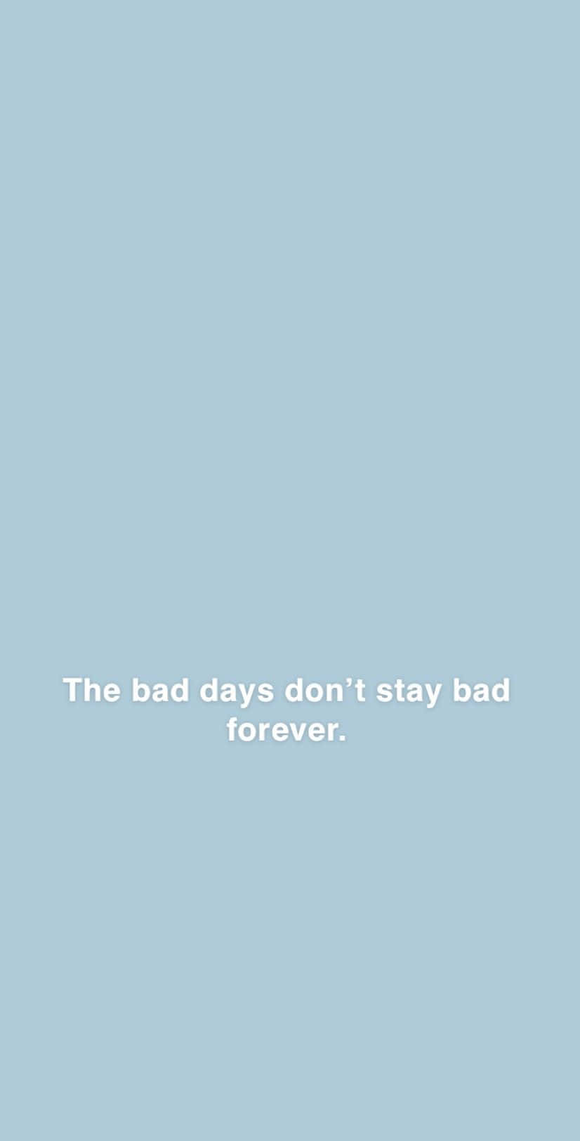 Blue Inspirational Quote Background Wallpaper