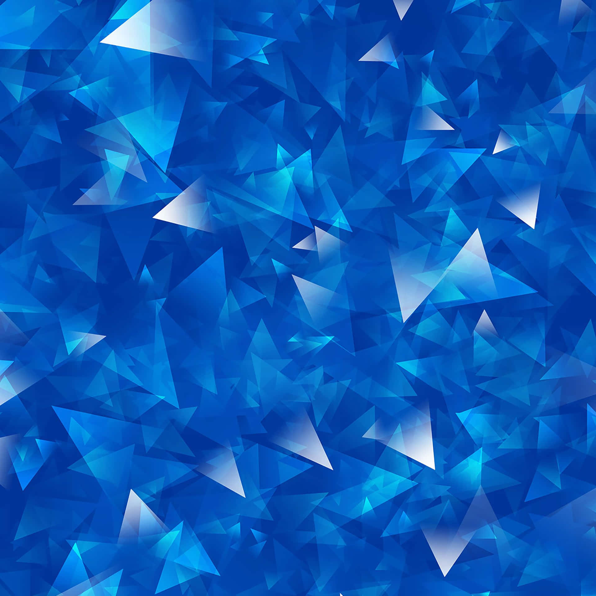Blue Triangles For Ipad Wallpaper