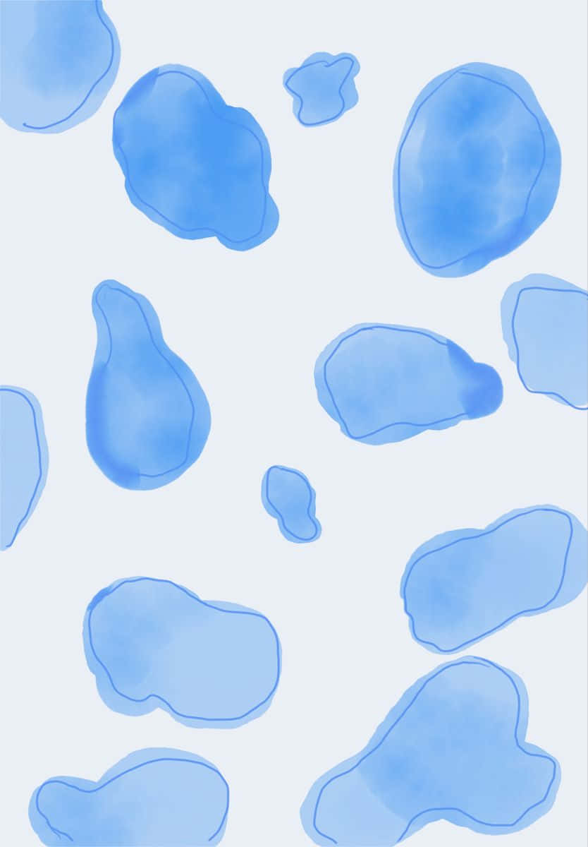 Surft dine yndlingsindhold med stil med den strømlinede blå iPad baggrund. Wallpaper