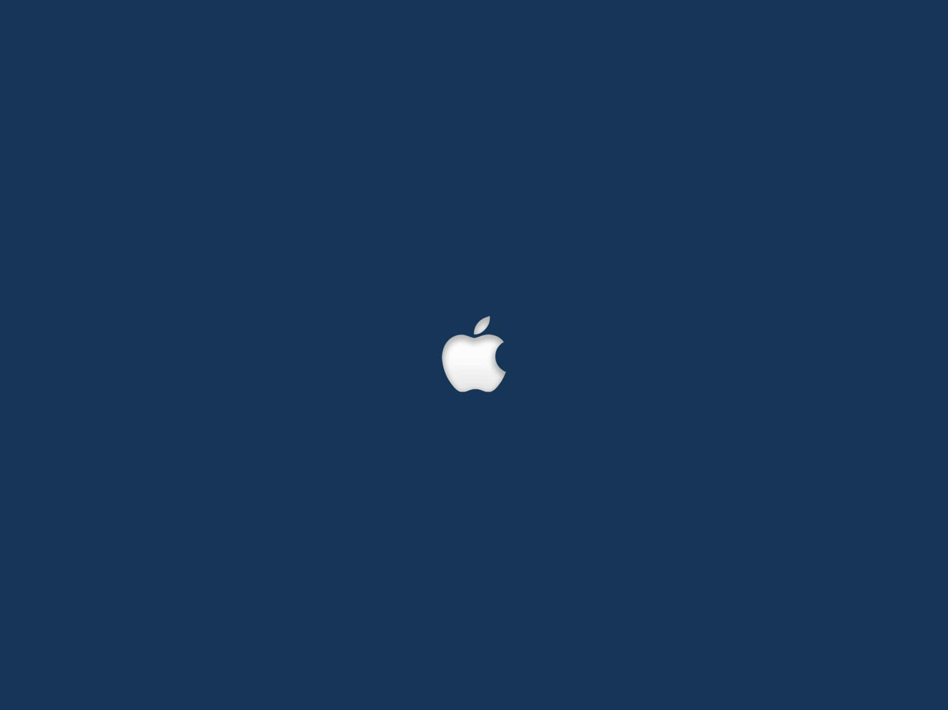 Logotipode La Manzana Azul En Ipad. Fondo de pantalla
