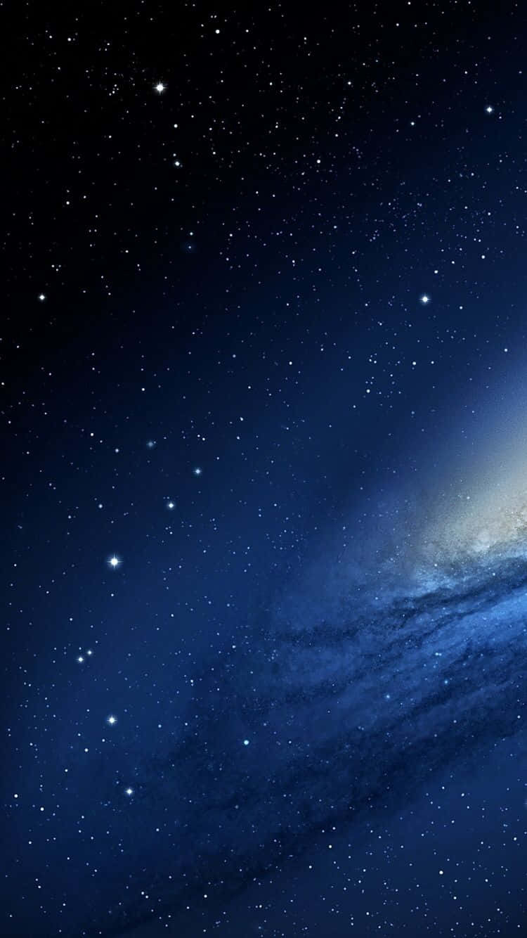 Blue Iphone Xr Milky Way Wallpaper