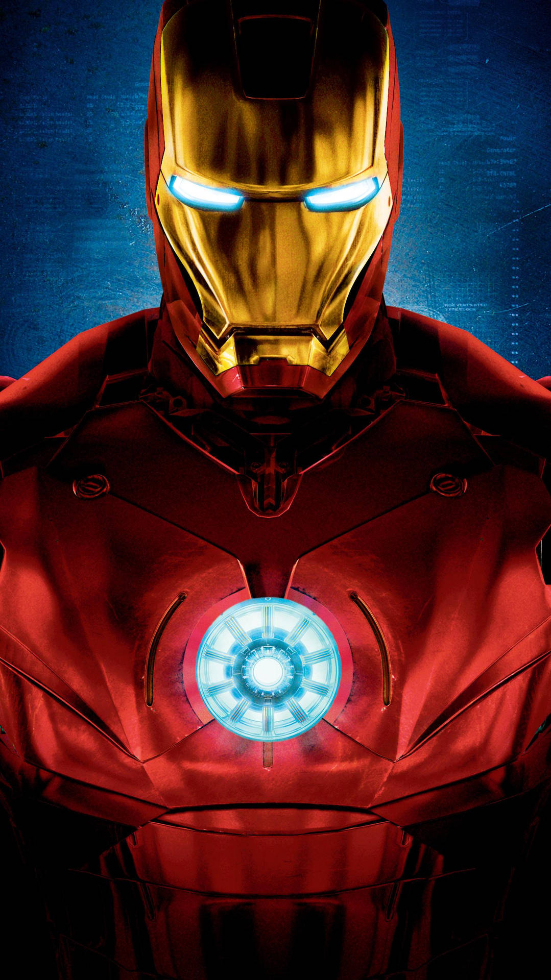 Fondode Pantalla De Iron Man Azul En Full Hd. Fondo de pantalla