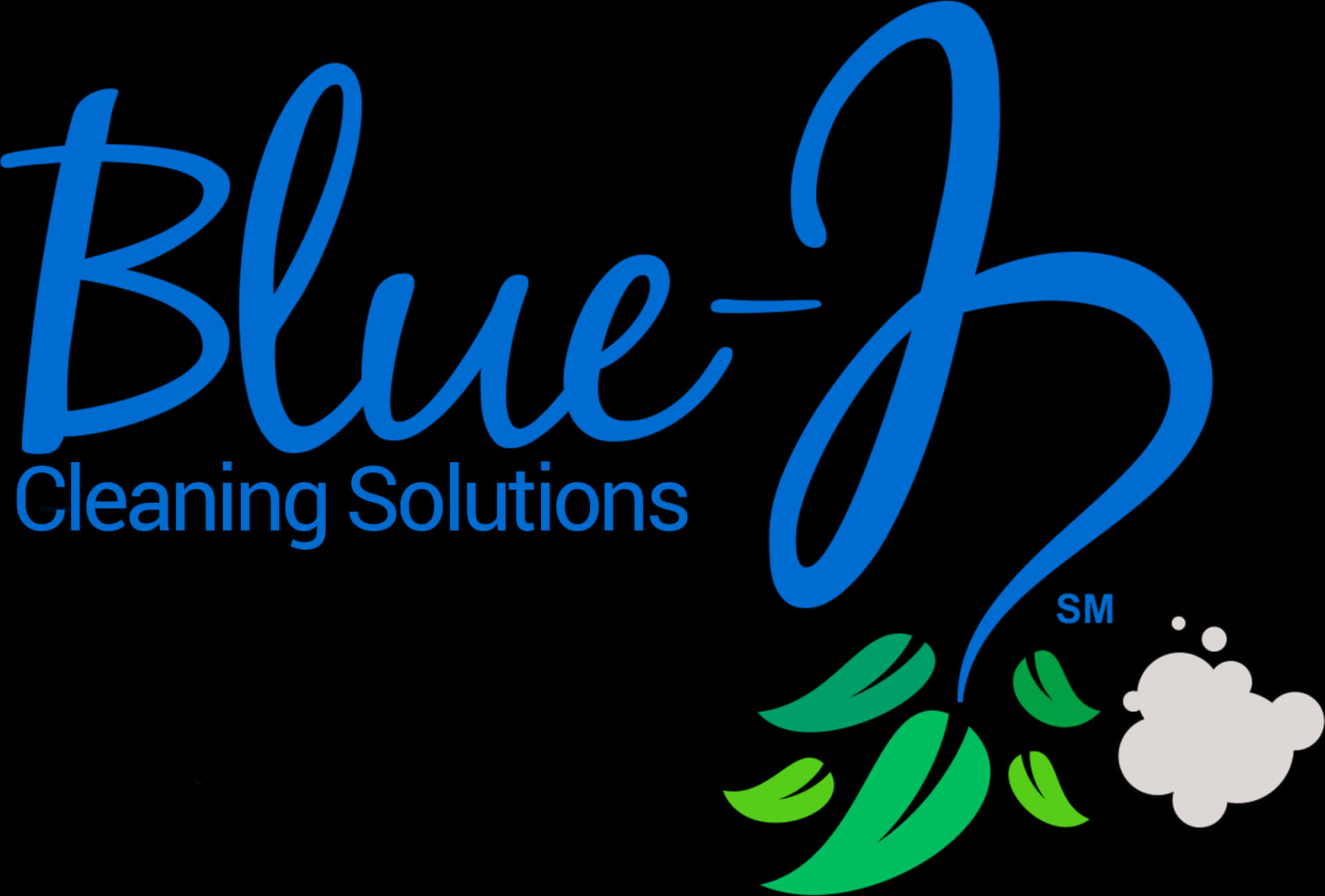 Blue J Cleaning Solutions Logo PNG