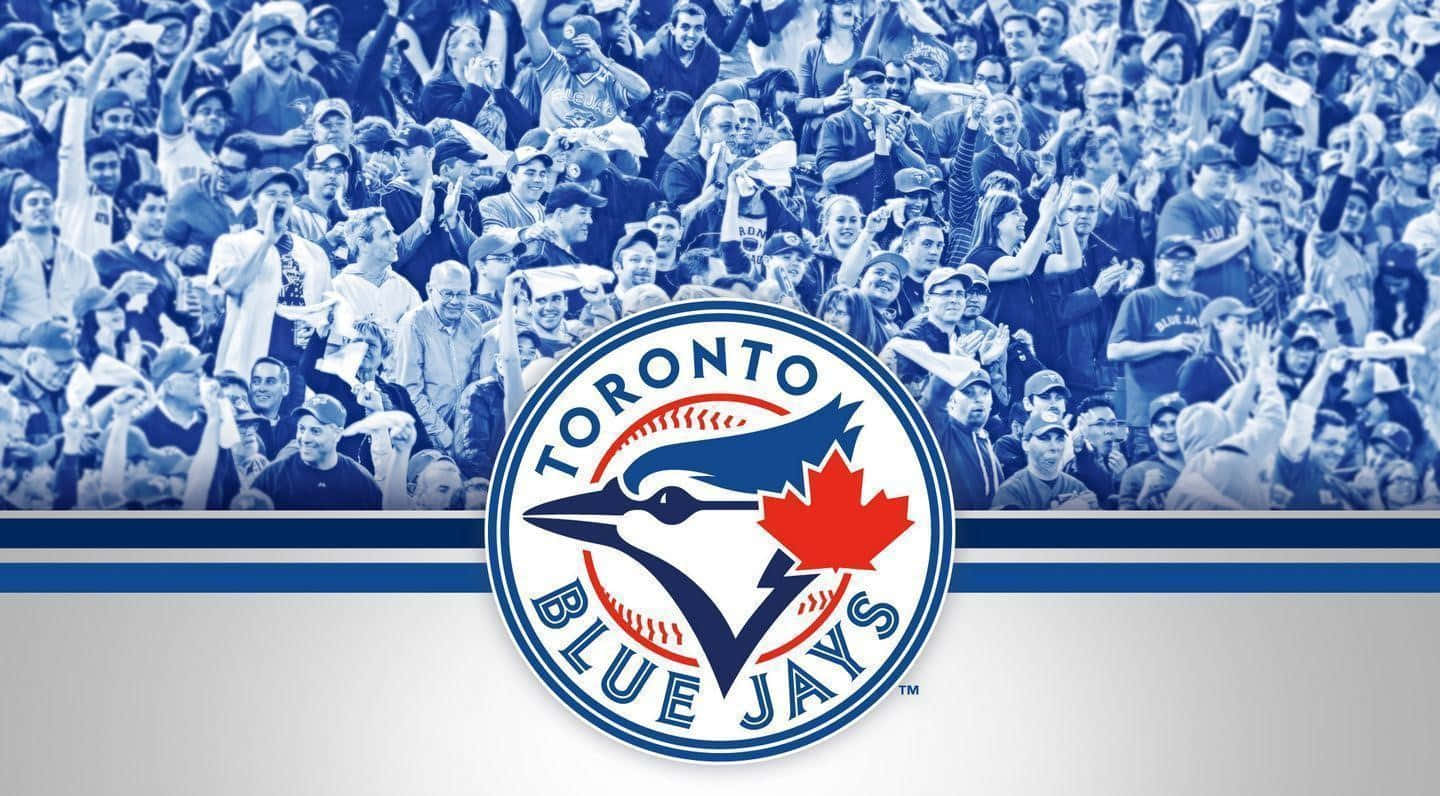 Toronto Blue Jays Betreden Het Veld Achtergrond