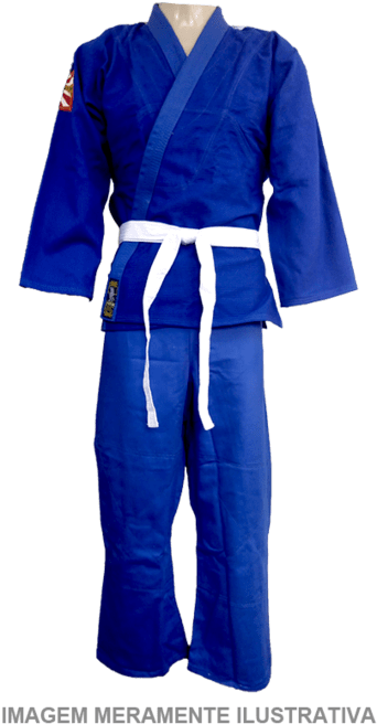 Blue Jiu Jitsu Gi Uniform PNG