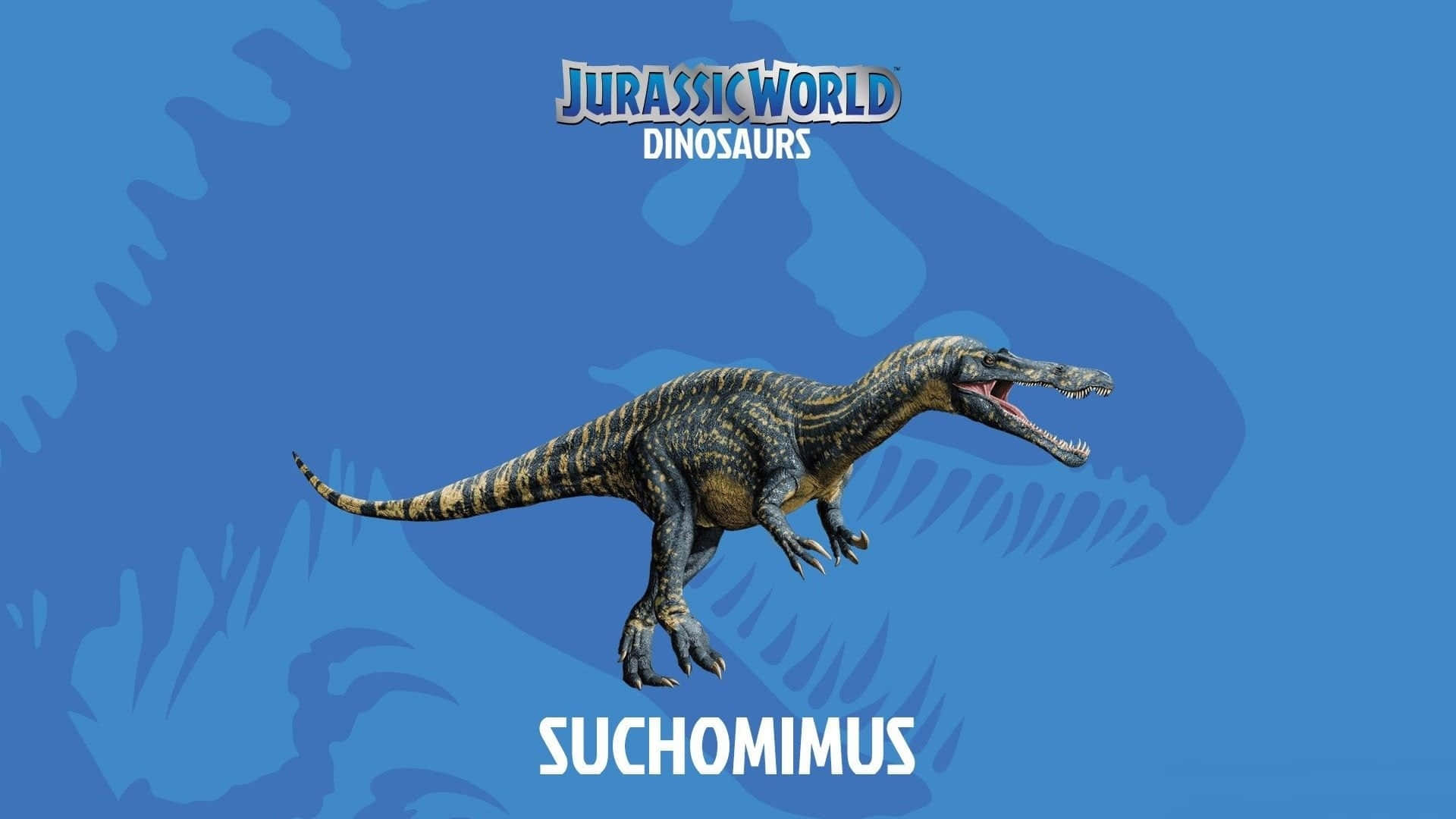 Blåjurassic World Suchomimus. Wallpaper