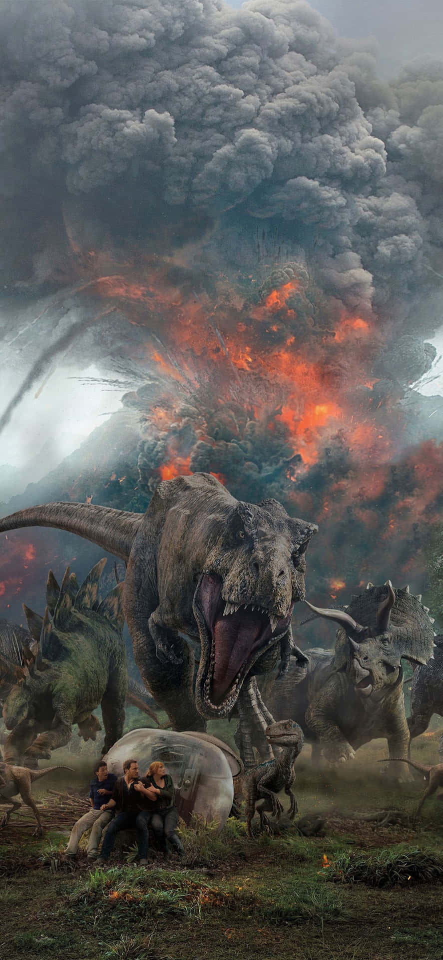 Blue Jurassic World Explosion Wallpaper