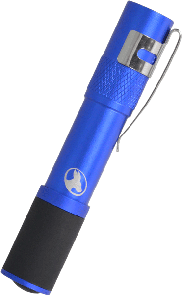 Blue L E D Flashlight Portable PNG