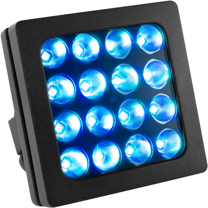 Blue L E D Panel Light PNG