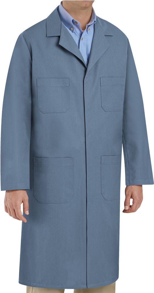 Blue Lab Coat Professional Attire PNG