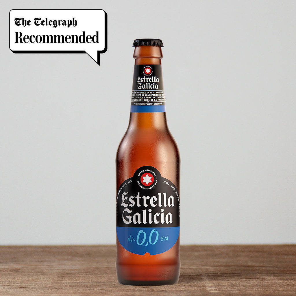 Etichettablu Birra Estrella Galicia Sfondo