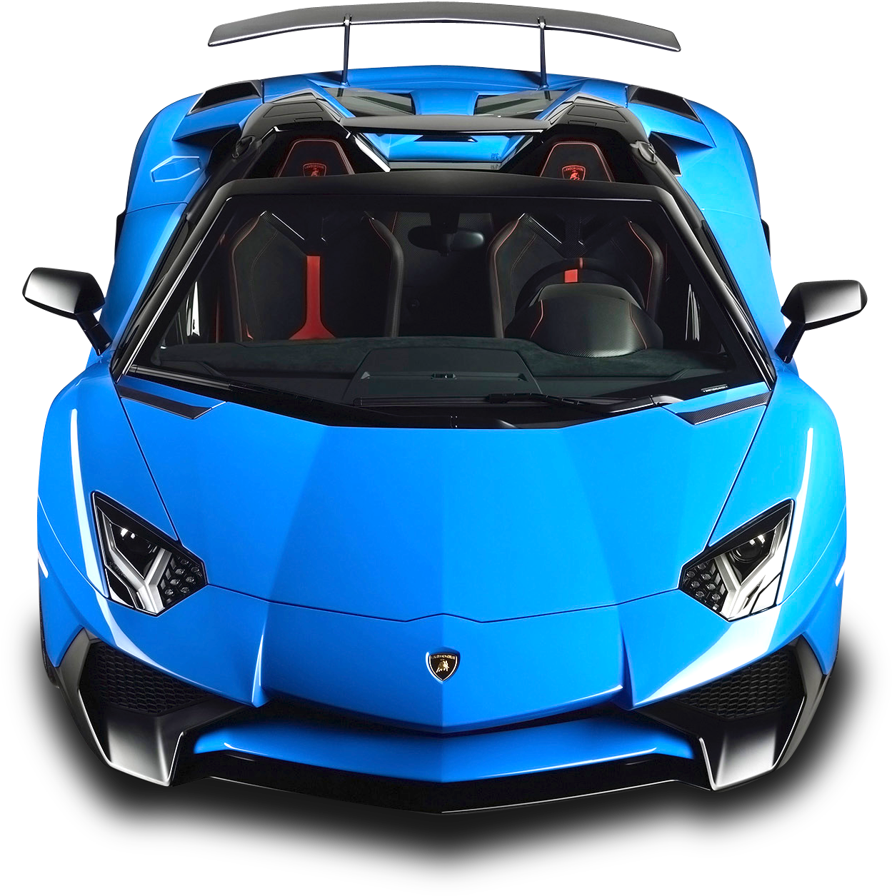 Blue Lamborghini Aventador S V J Cutout PNG