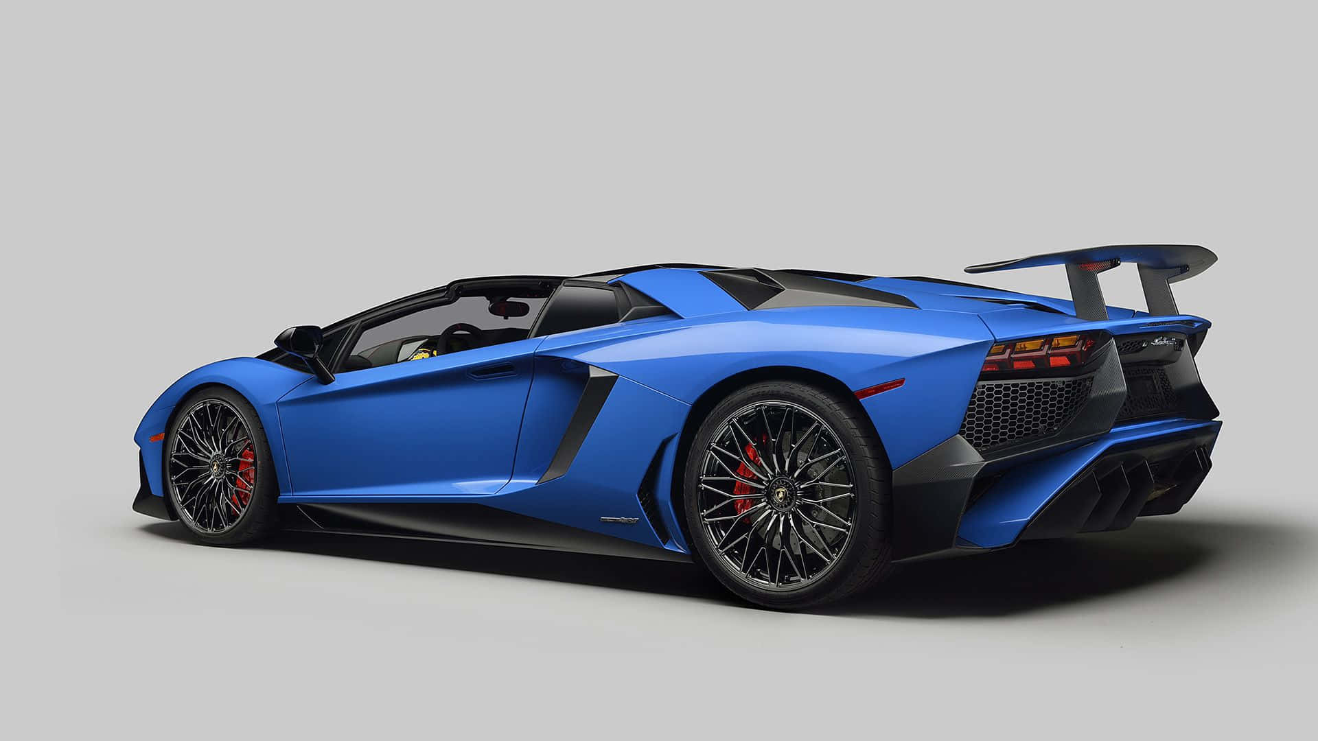 Car Model Blue Lamborghini Aventador Luxury Wallpaper