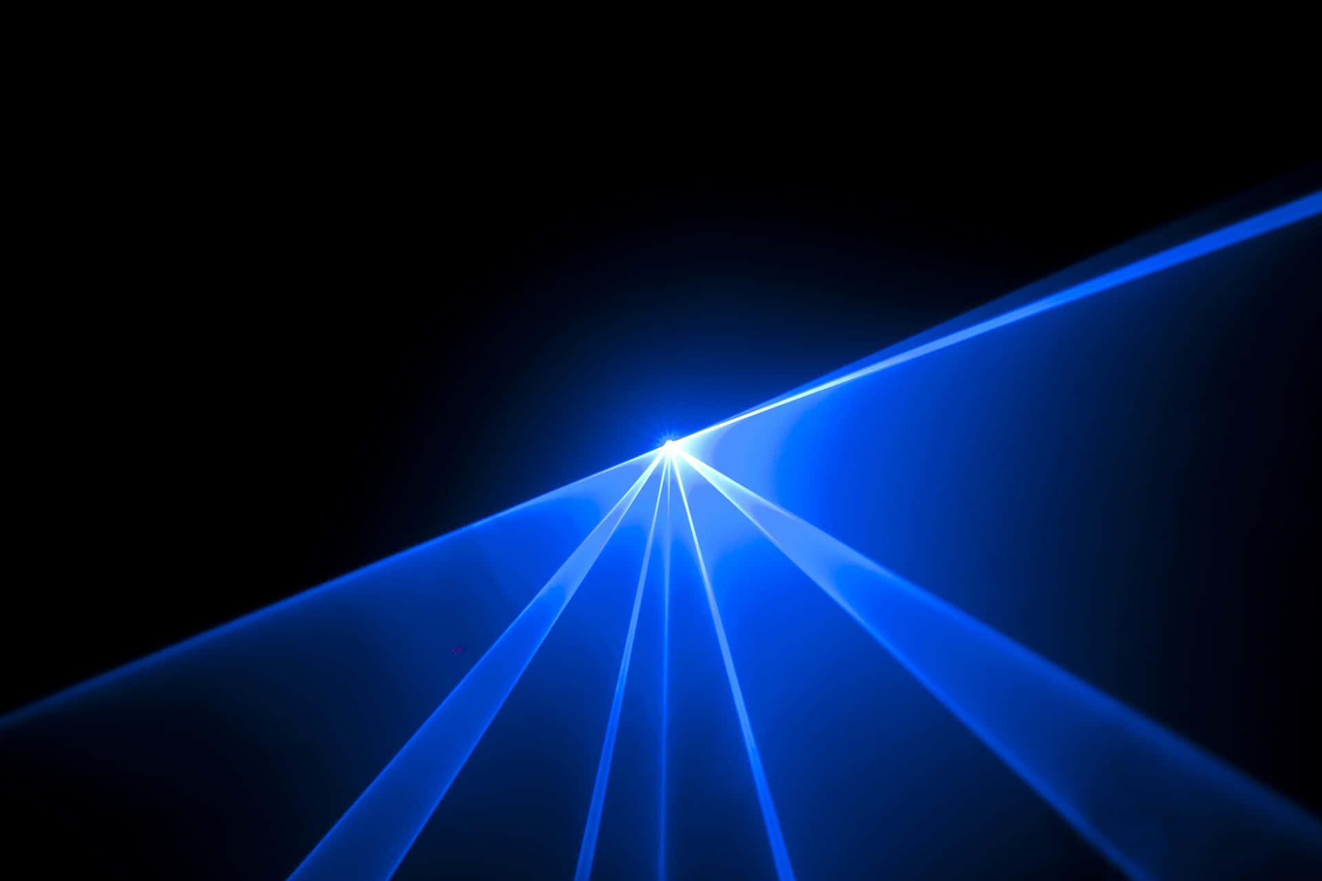 Blue Laser Beams Illumination Wallpaper