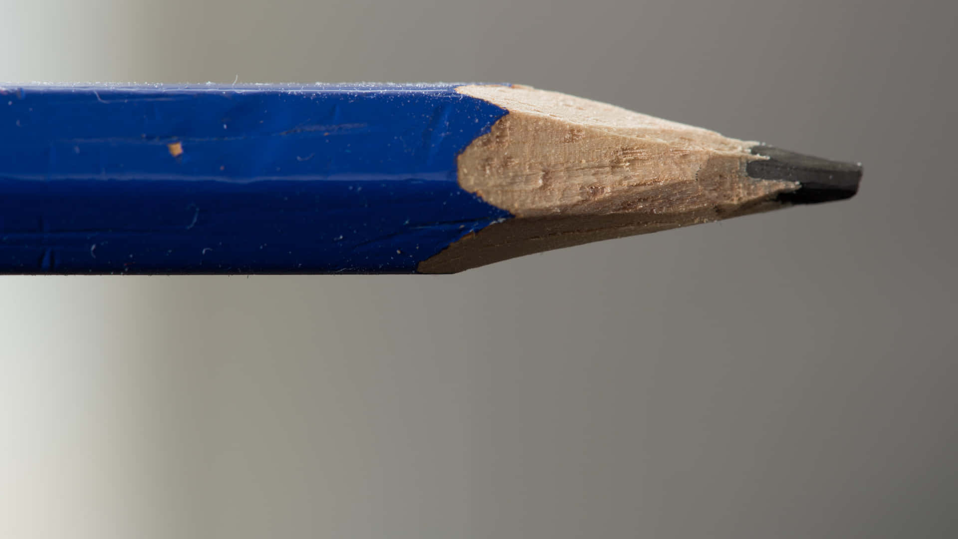 Blue Lead Pencil Up-close Wallpaper