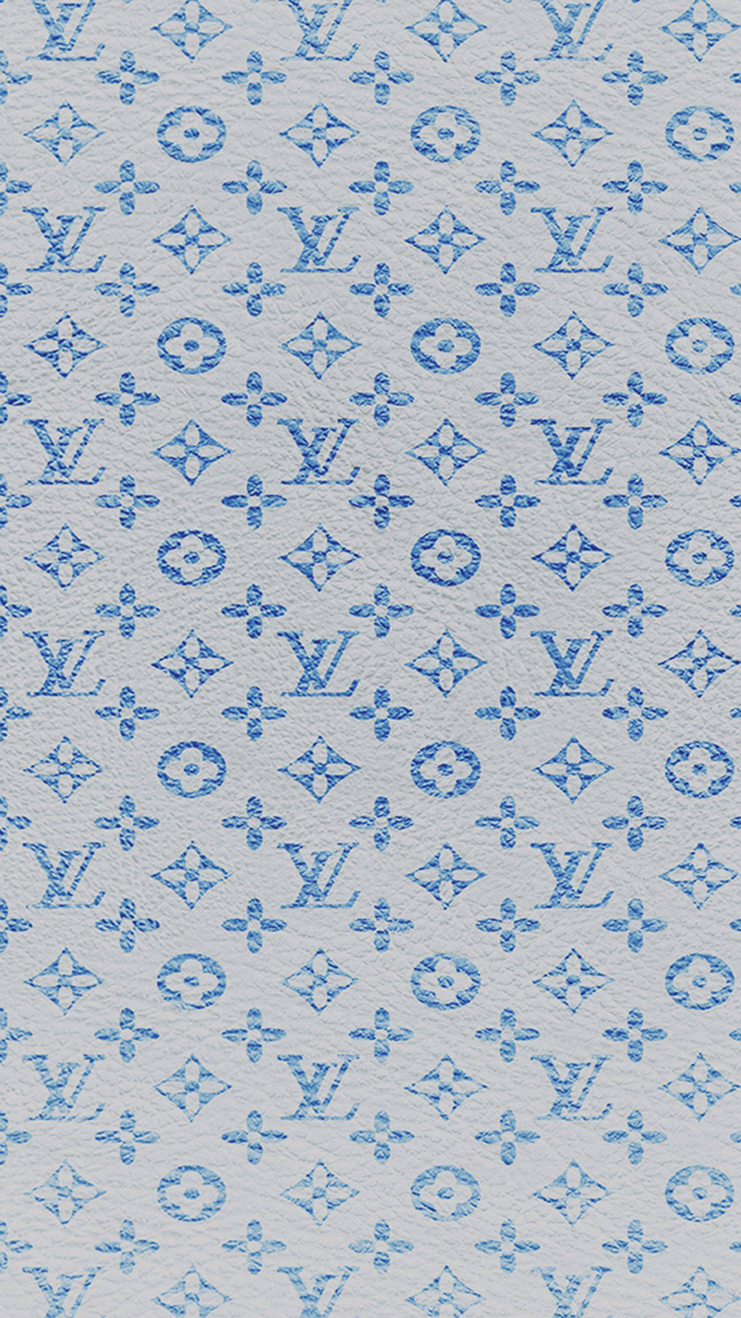 Blue Leather Louis Vuitton Phone Wallpaper