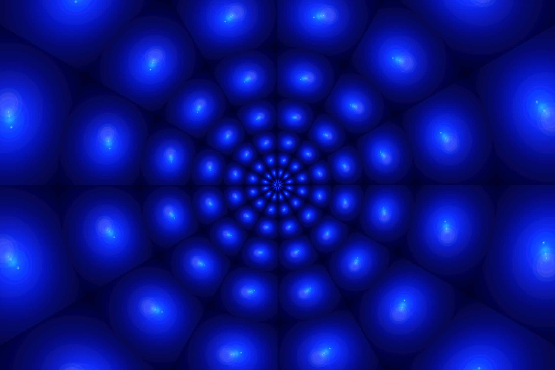 Umfundo Abstrato Azul Com Várias Luzes. Papel de Parede