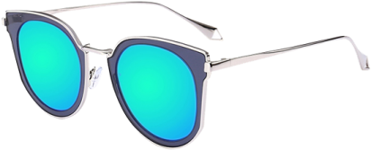 Blue Lens Aviator Sunglasses PNG
