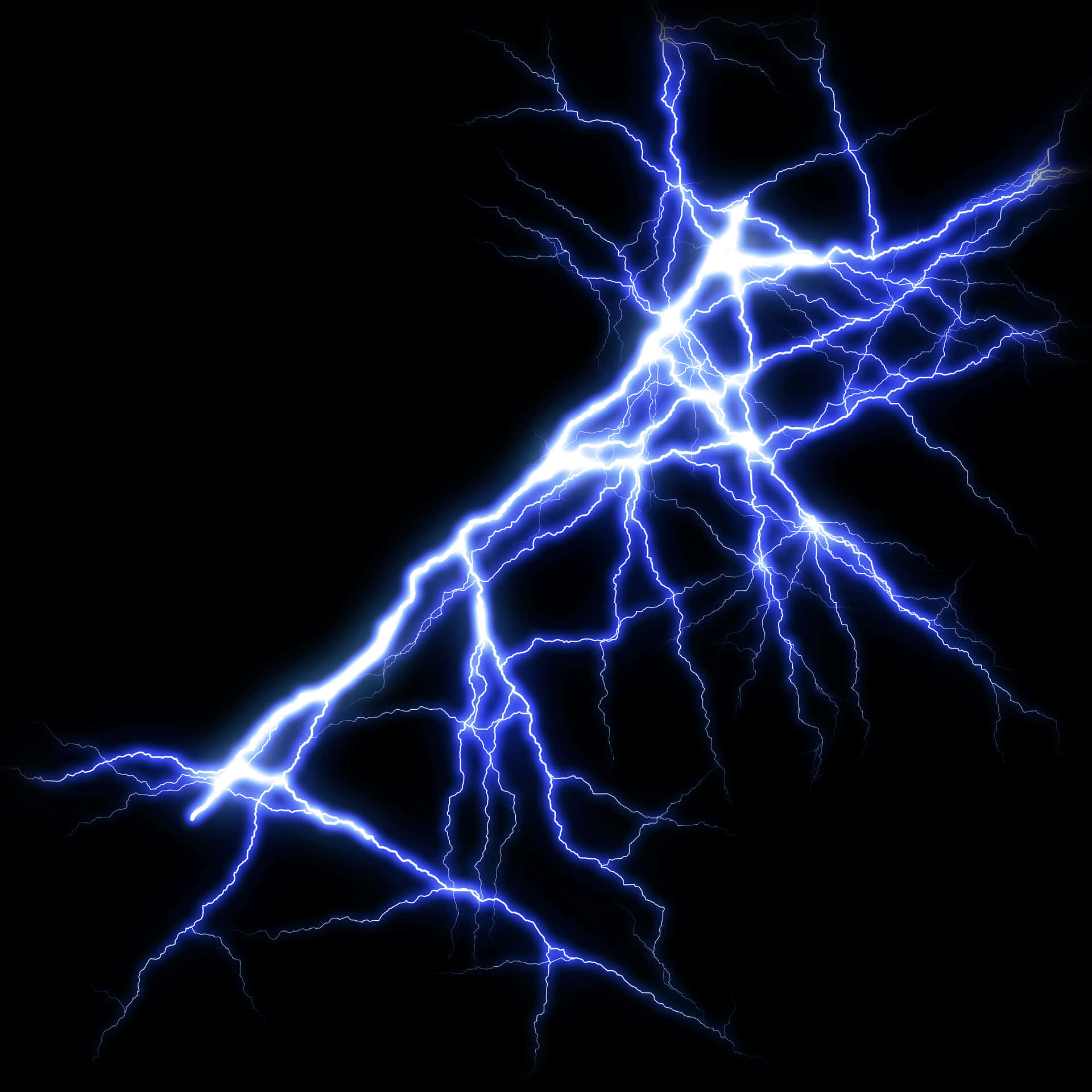 Electrifying Blue Lightning
