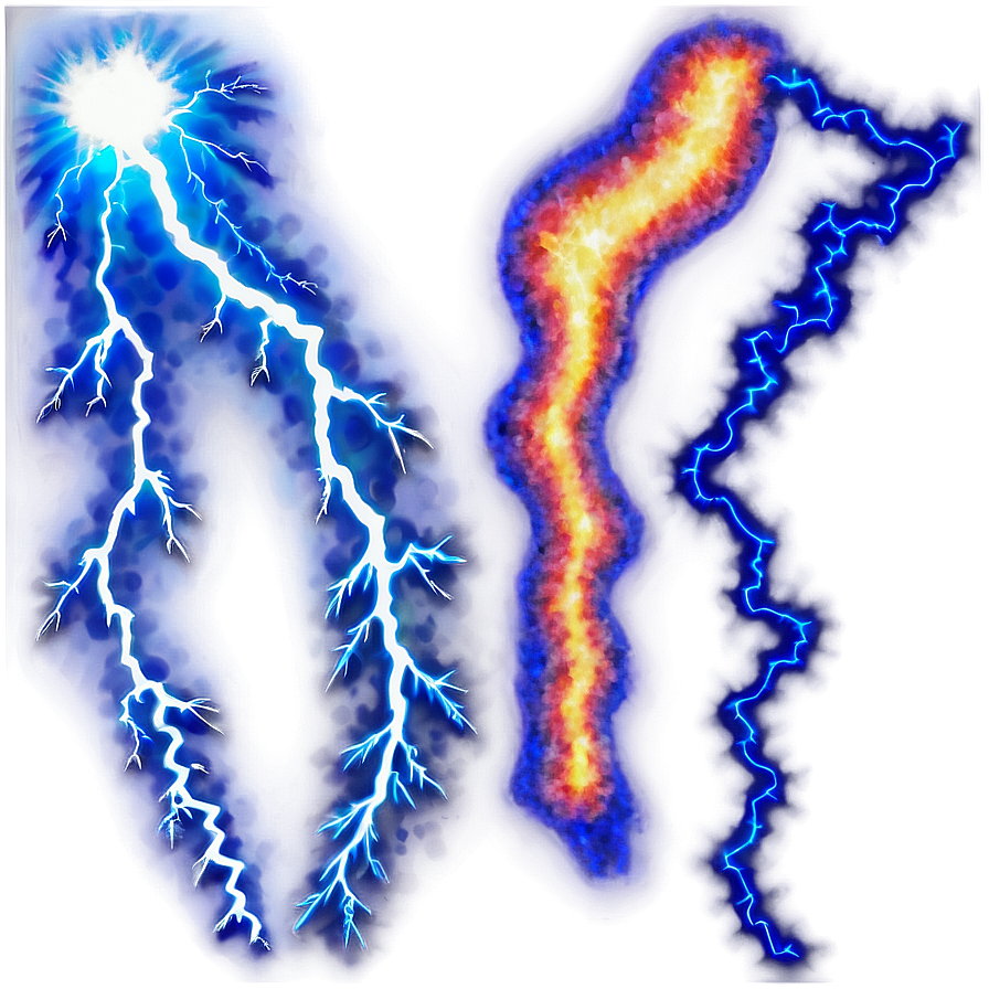 Blue Lightning Effect Png 34 PNG
