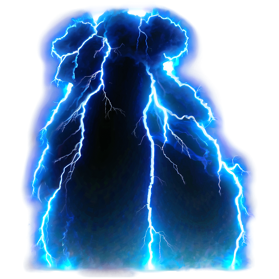 Blue Lightning Eruption Png 28 PNG