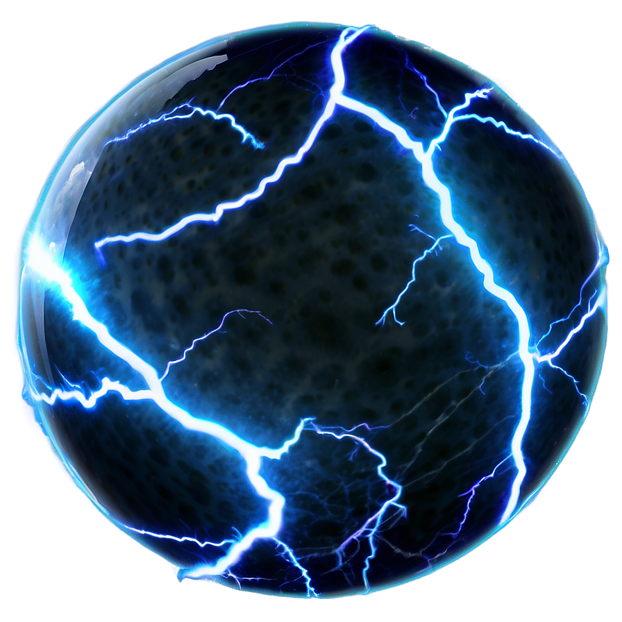 Blue Lightning Sphere Png Spy43 PNG