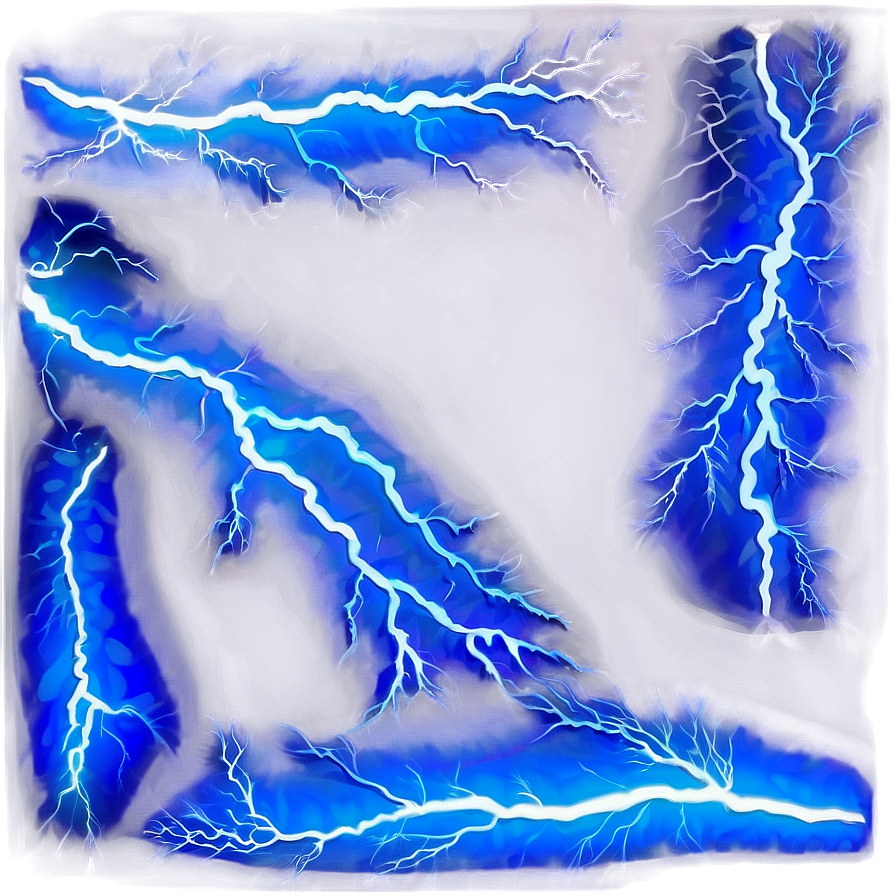 Blue Lightning Storm Png 45 PNG
