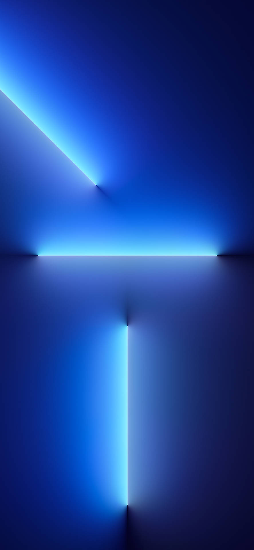 Blue Lights Iphone 13 Pro Background