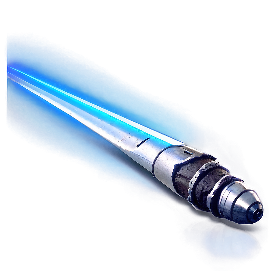 Blue Lightsaber Blade Closeup Png 06262024 PNG