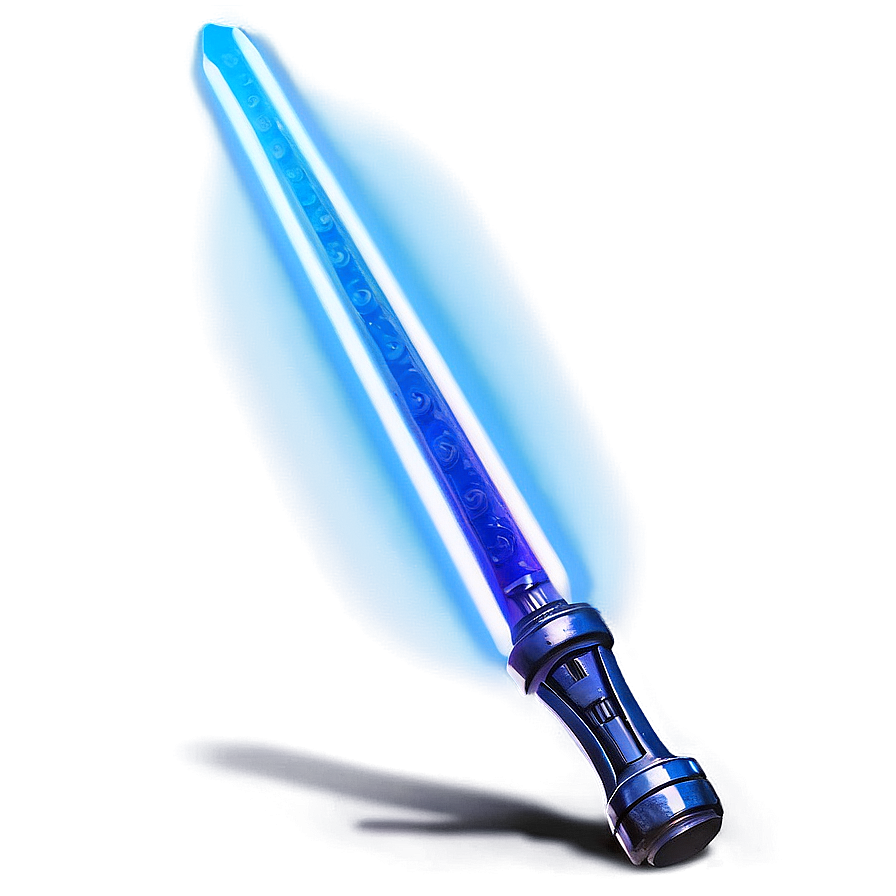 Blue Lightsaber Blade Closeup Png Lok86 PNG