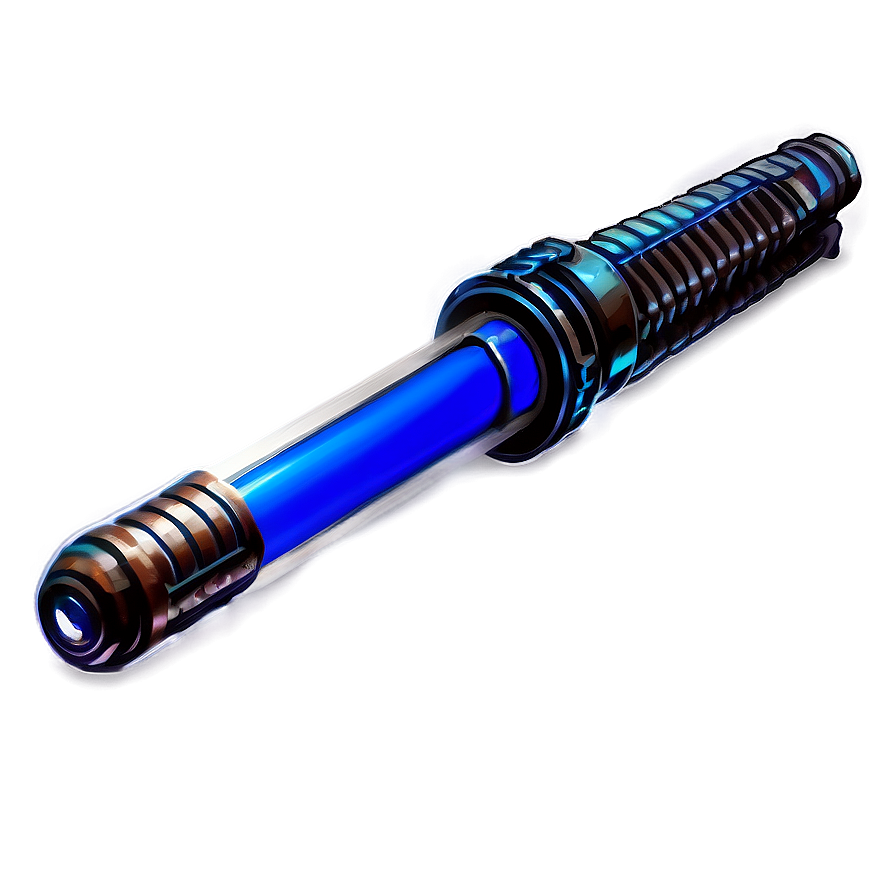 Blue Lightsaber Blade Closeup Png Yml PNG