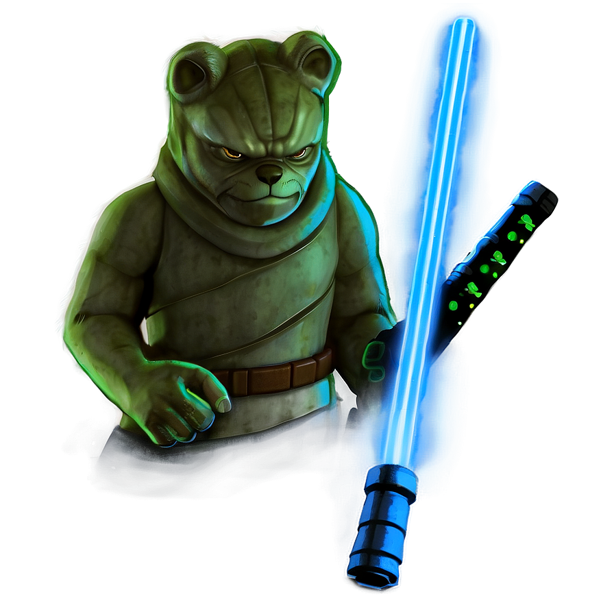 Blue Lightsaber C PNG