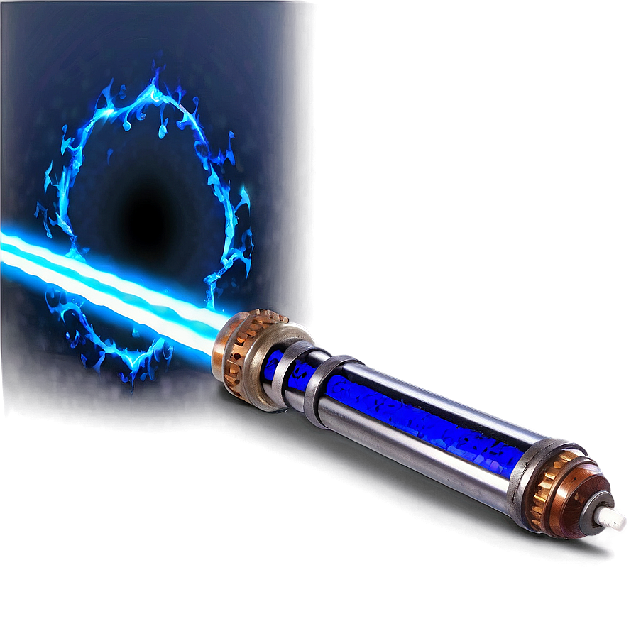 Blue Lightsaber Energy Wave Png Guy37 PNG