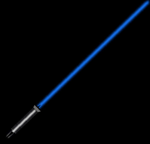 Blue Lightsaber Illuminated PNG