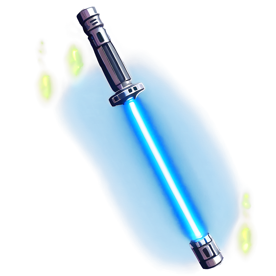 Blue Lightsaber In Darkness Png 99 PNG