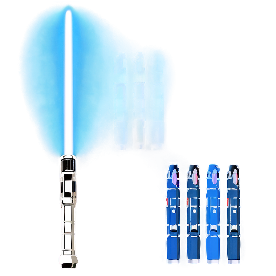 Blue Lightsaber Silhouette Png 57 PNG