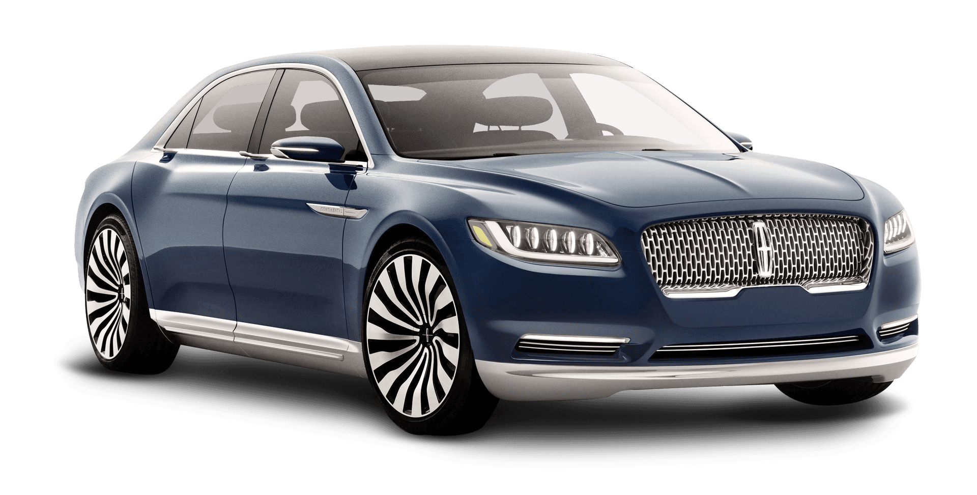 Download Blue Lincoln Luxury Sedan2023 | Wallpapers.com