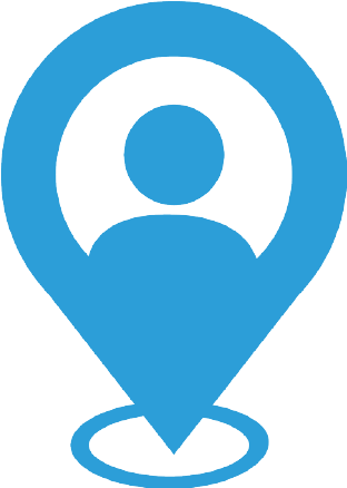 Blue Location Pin Icon PNG