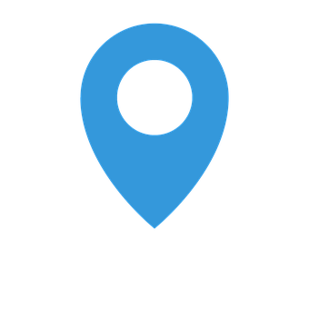 Blue Location Pin Icon PNG
