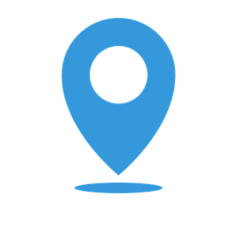 Blue Location Pin Icon PNG