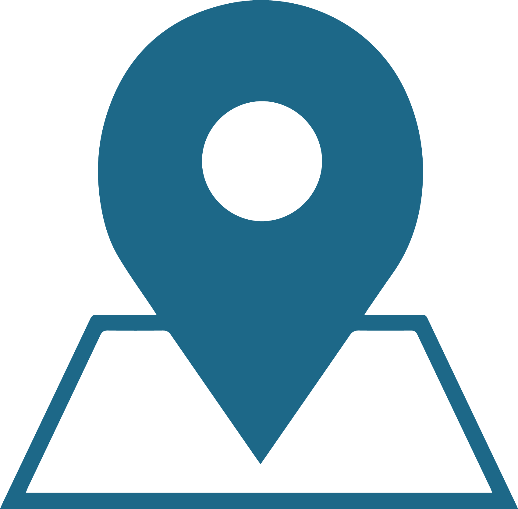 Blue Location Pin Icon PNG