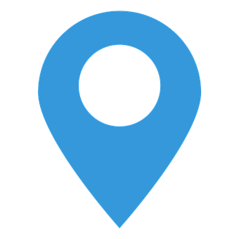 Blue Location Pin Icon PNG