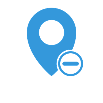 Blue Location Pin Icon PNG