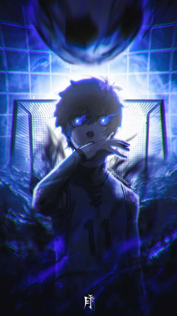 Blue Lock Anime Character Intensity Wallpaper