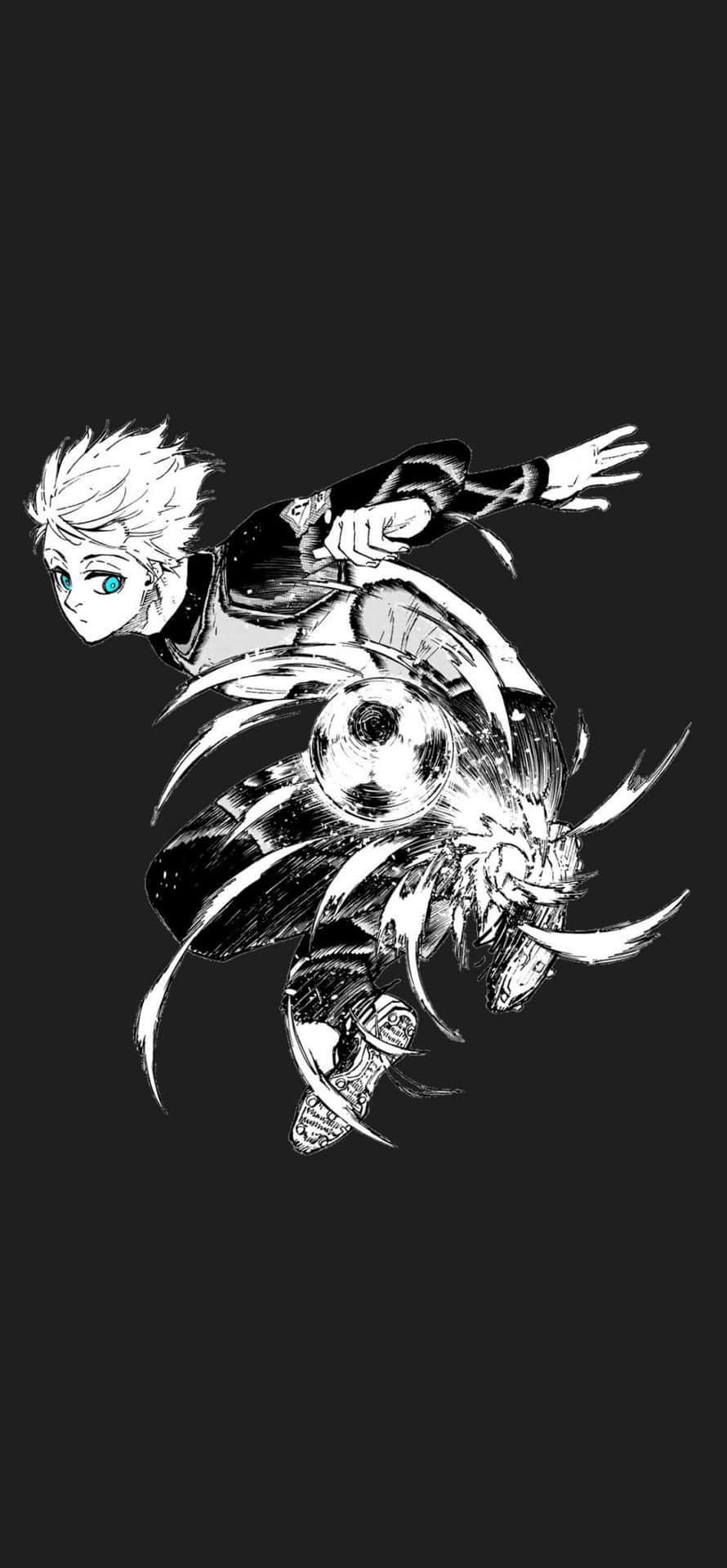 Blue Lock Anime Soccer Action Wallpaper