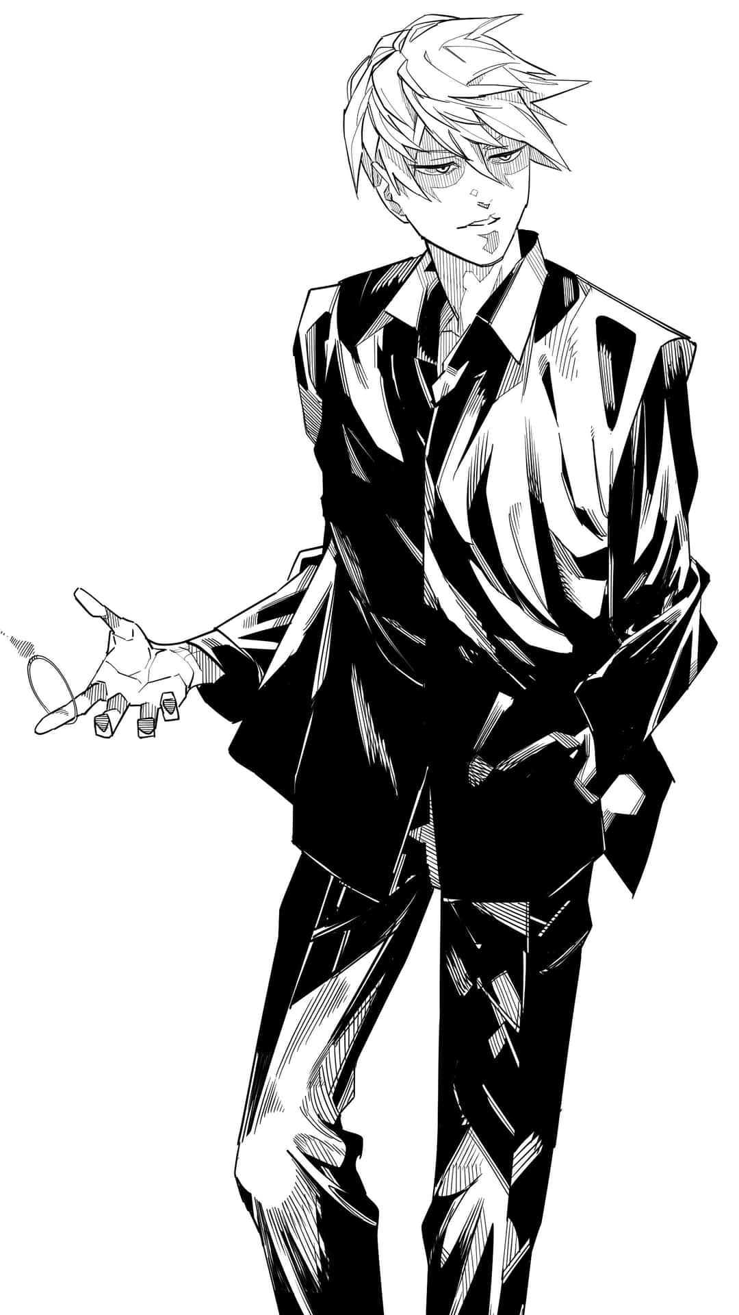 Blue Lock Manga Characterin Suit Wallpaper